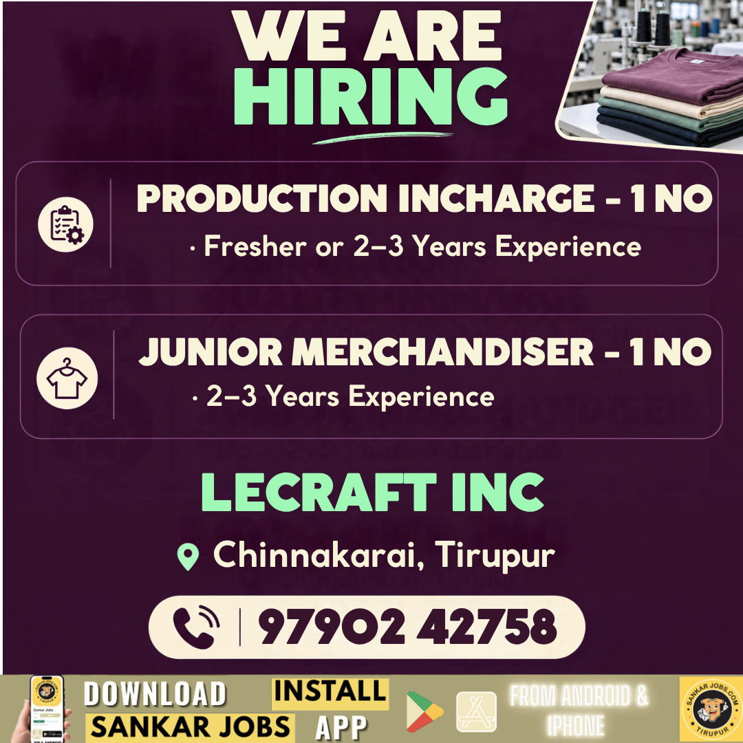 Garment Jobs