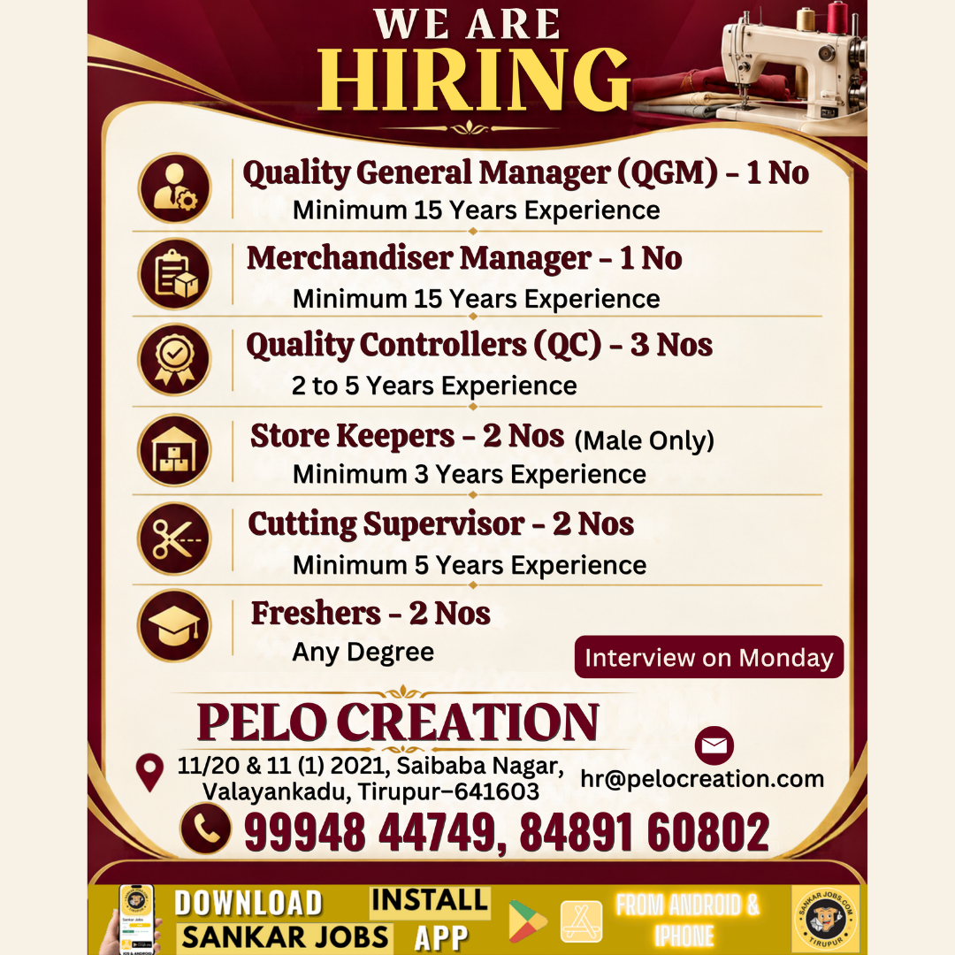 Garment Jobs