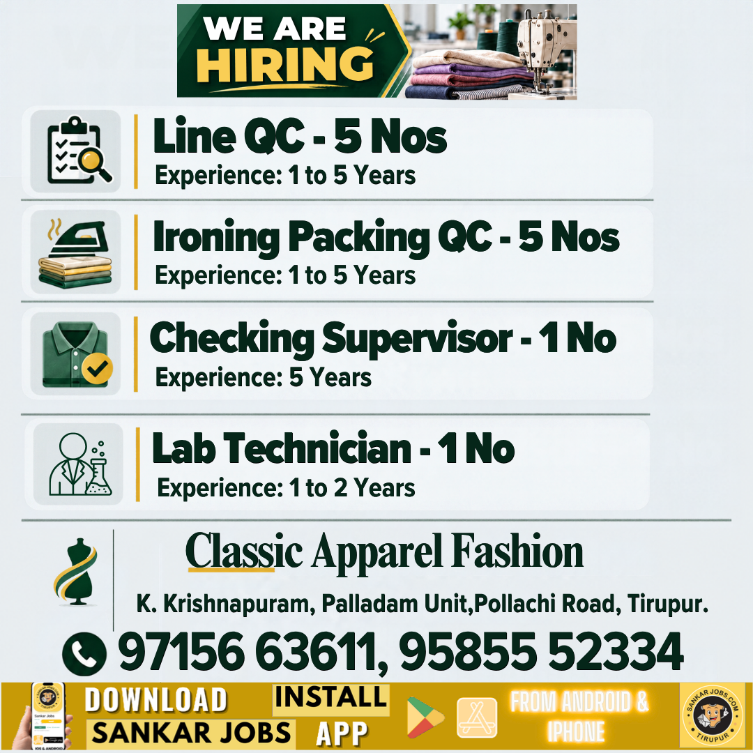Garment Jobs