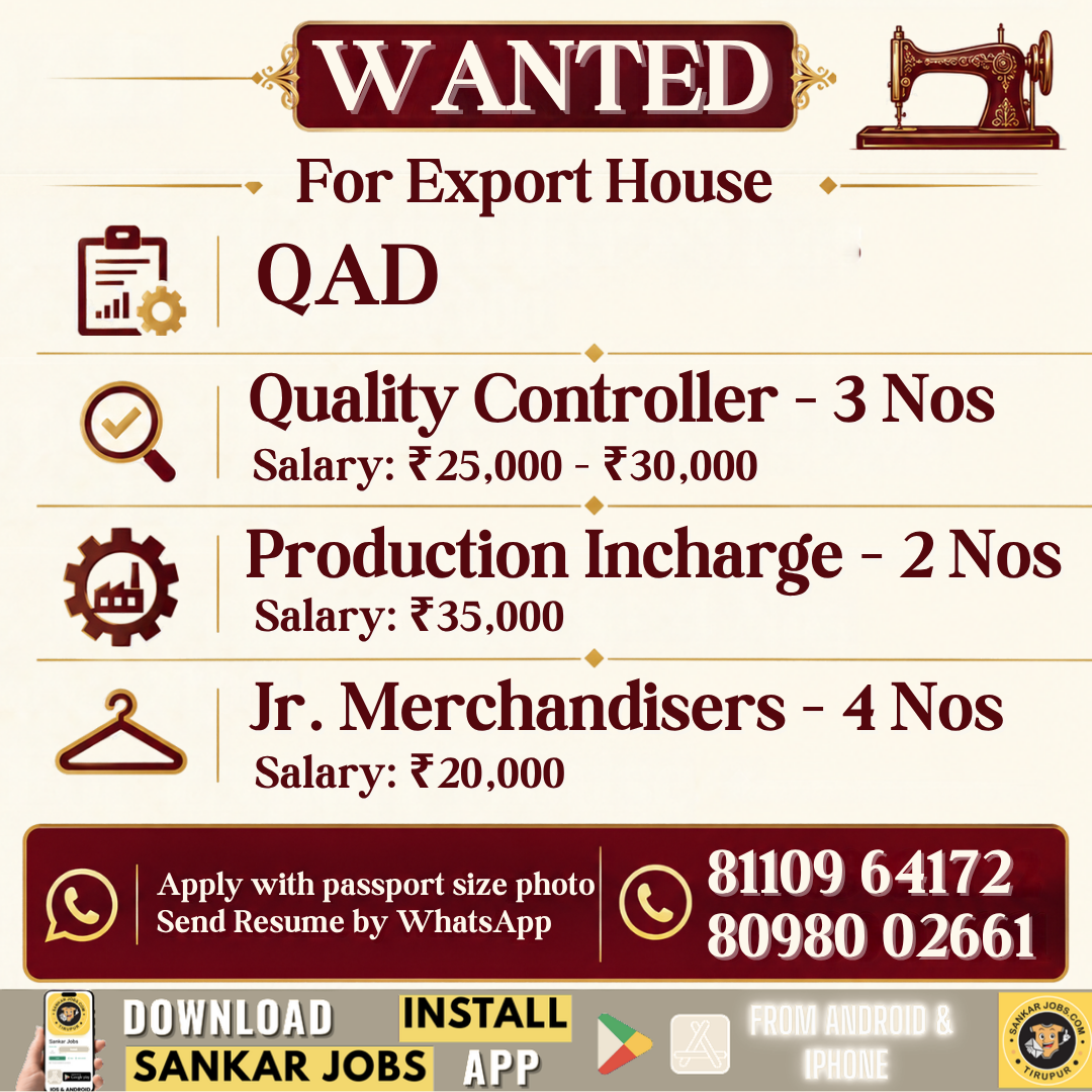 Garment Jobs