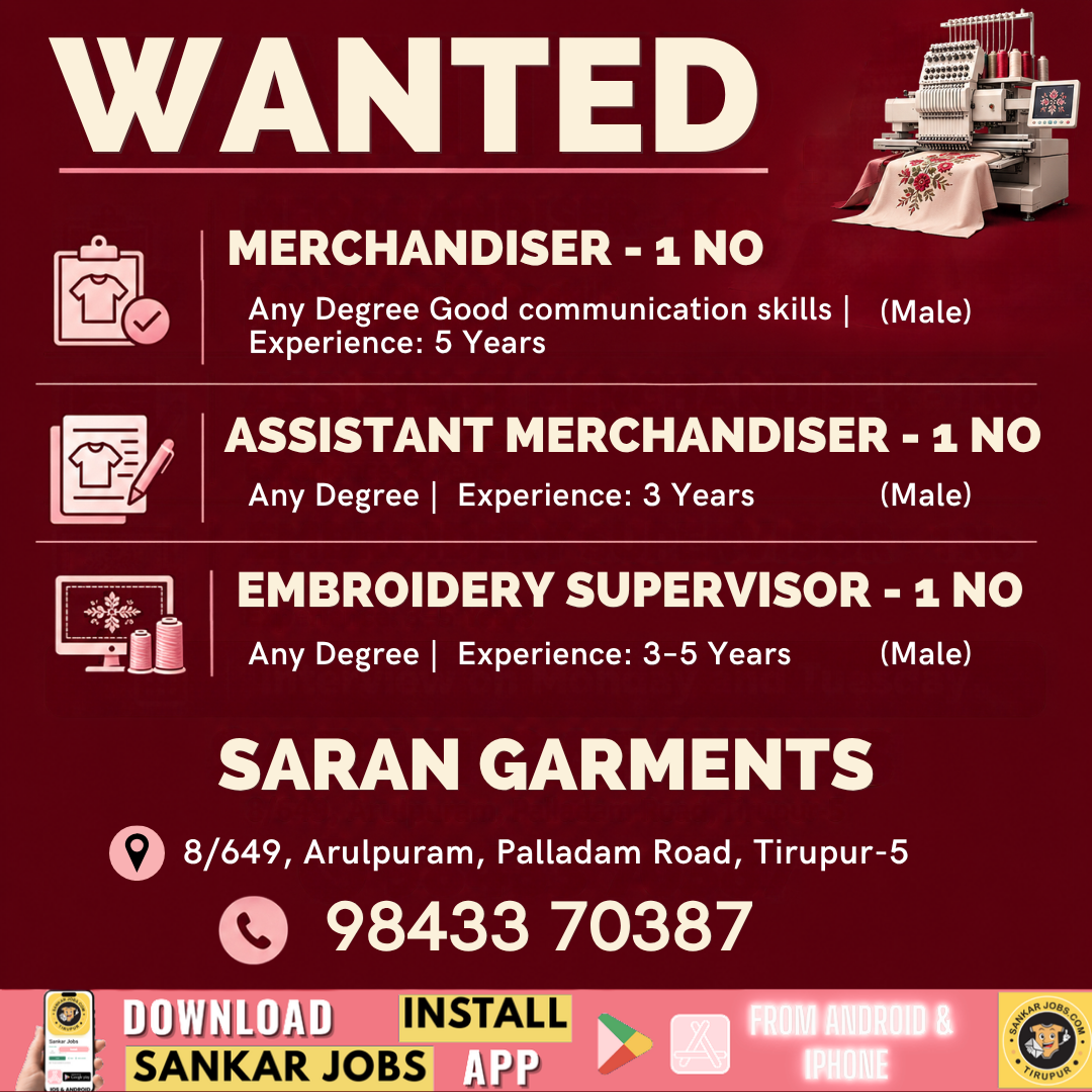 Garment Jobs