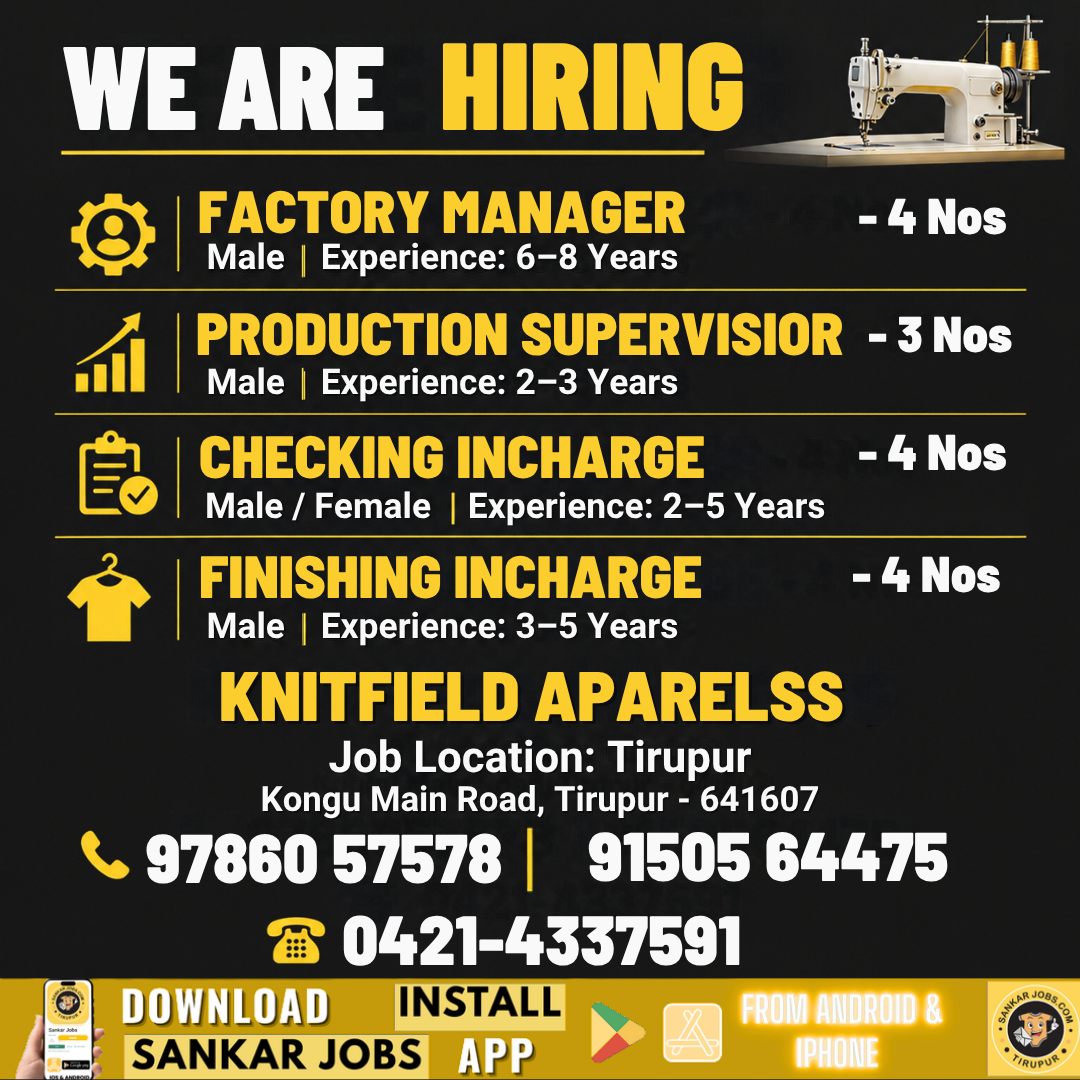Garment Jobs