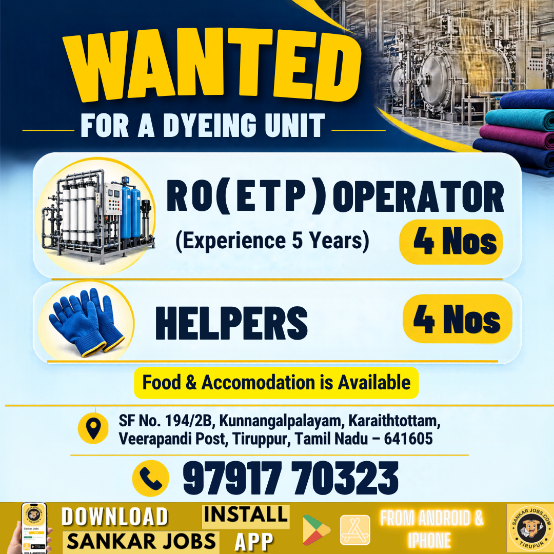 Dyeing Jobs