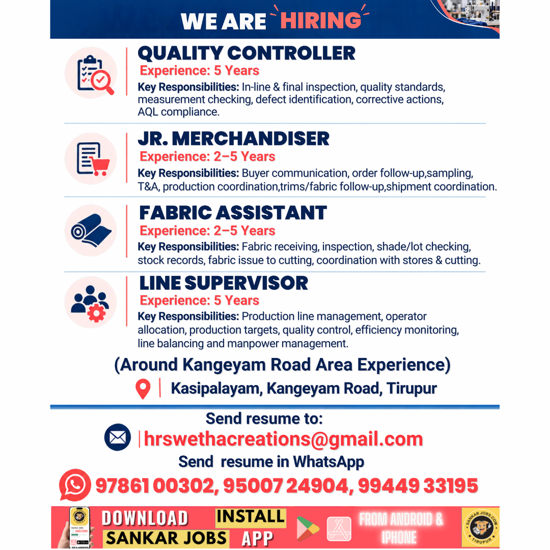 Garment Jobs