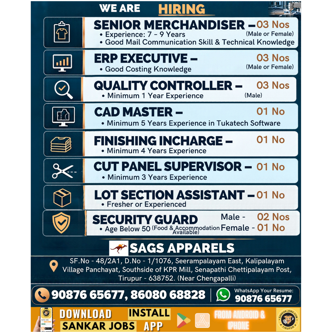Garment Jobs