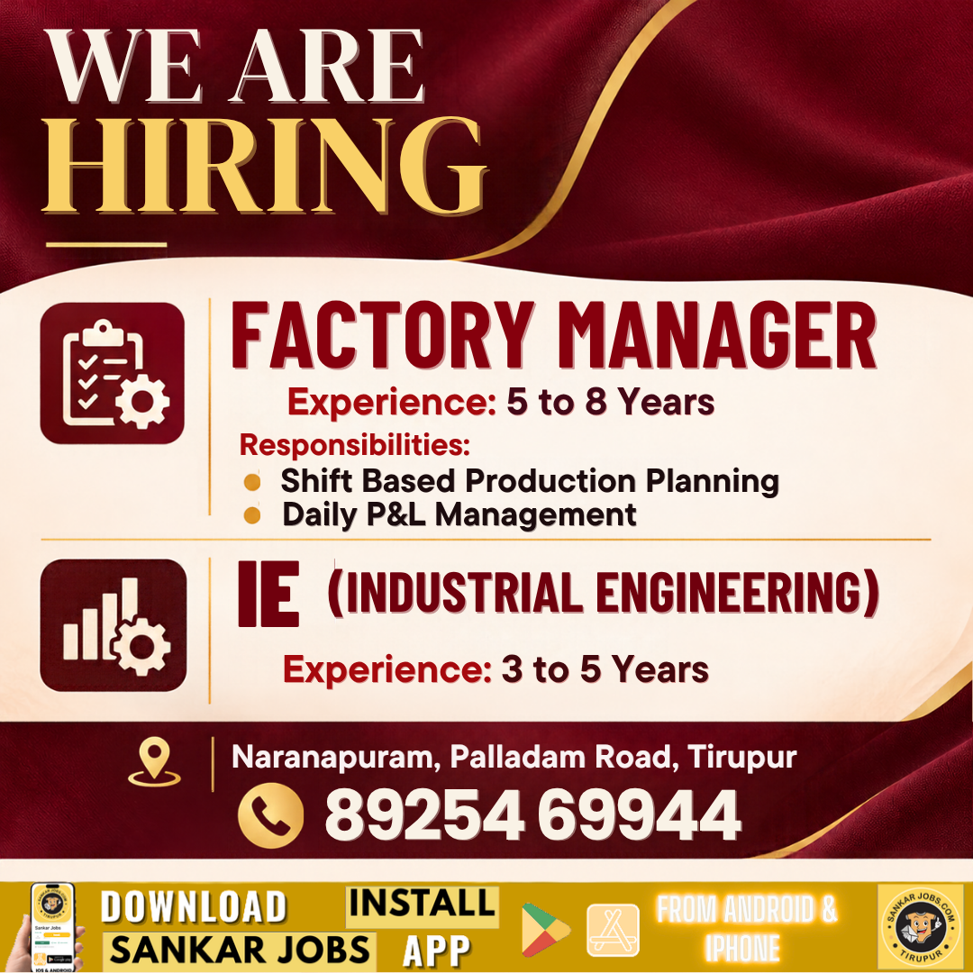 Garment Jobs