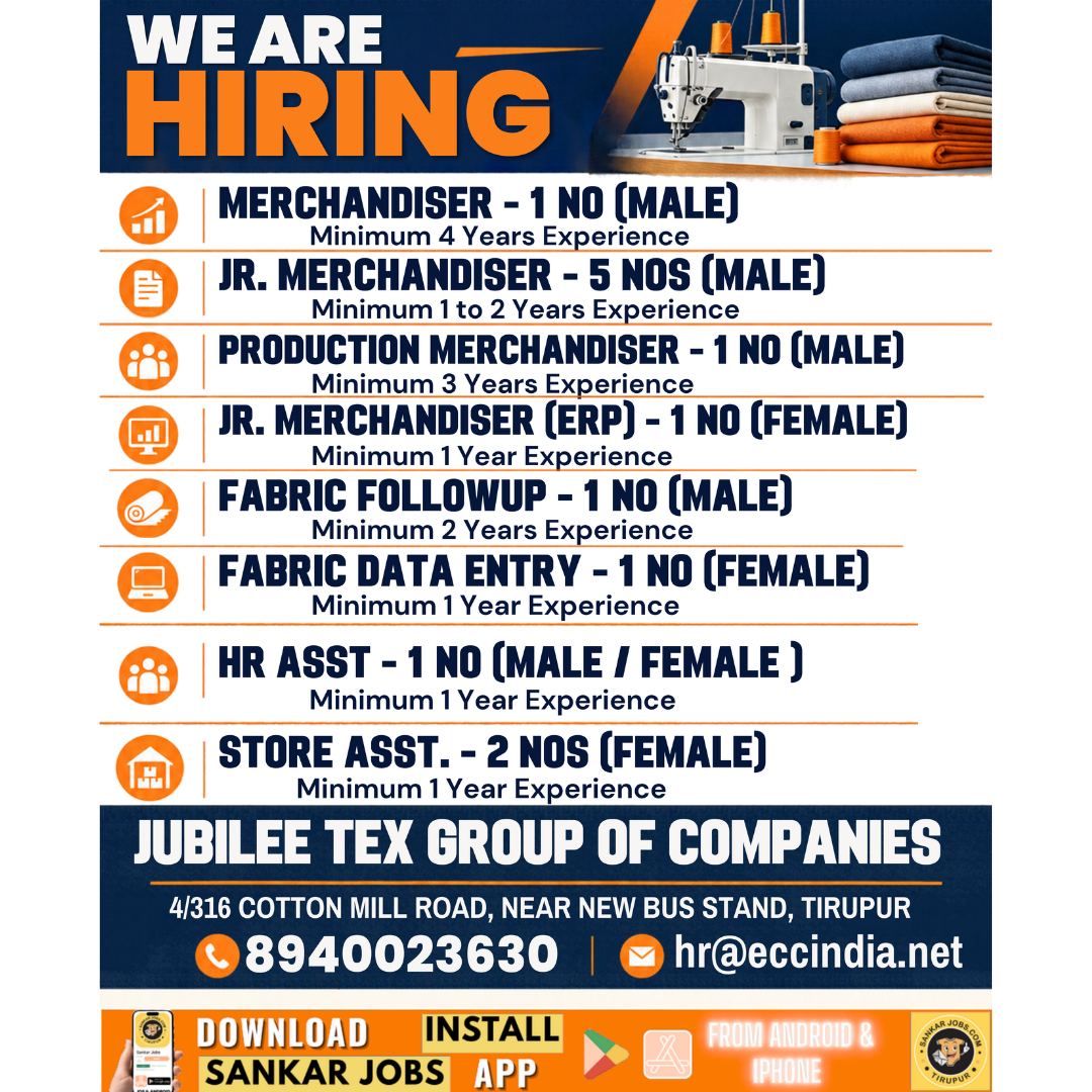 Garment Jobs