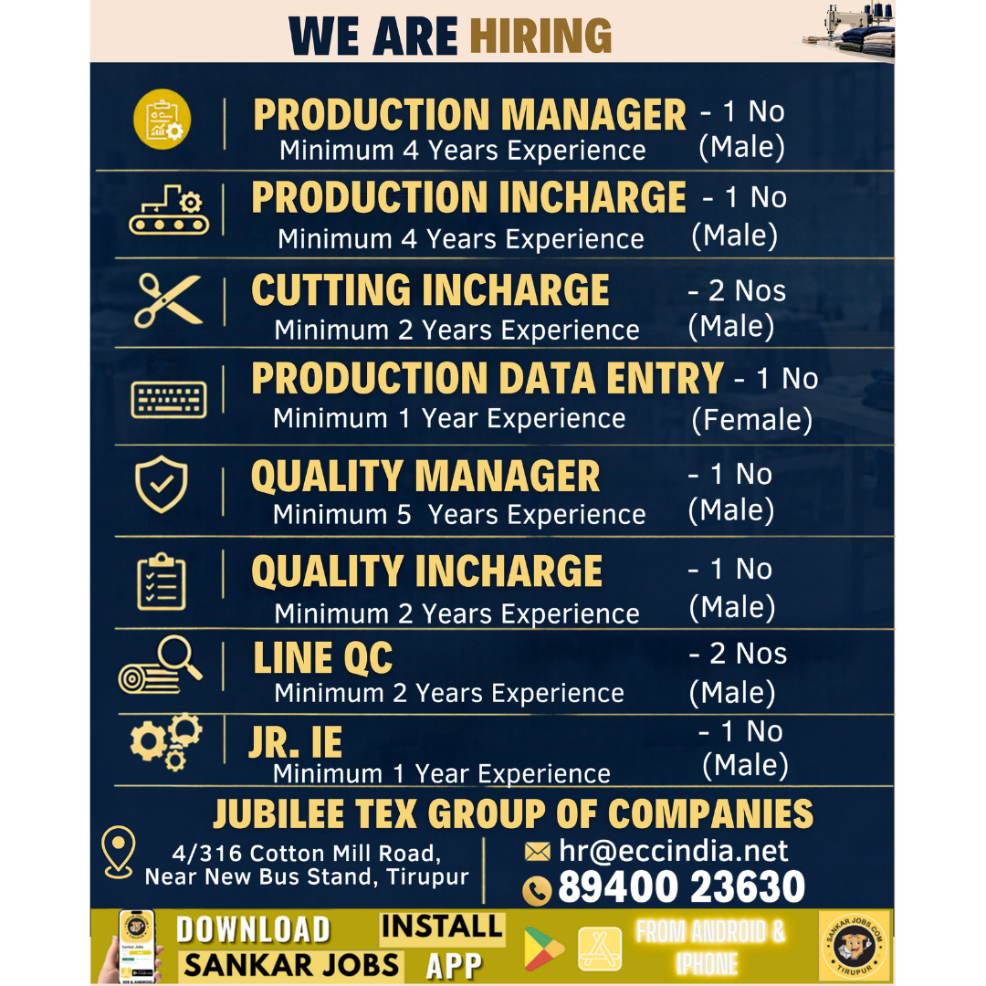Garment Jobs