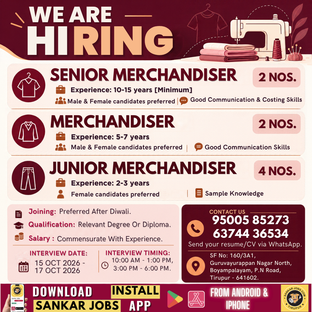 Garment Jobs