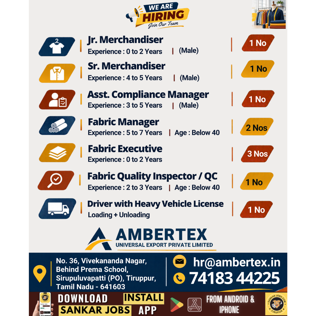Garment Jobs