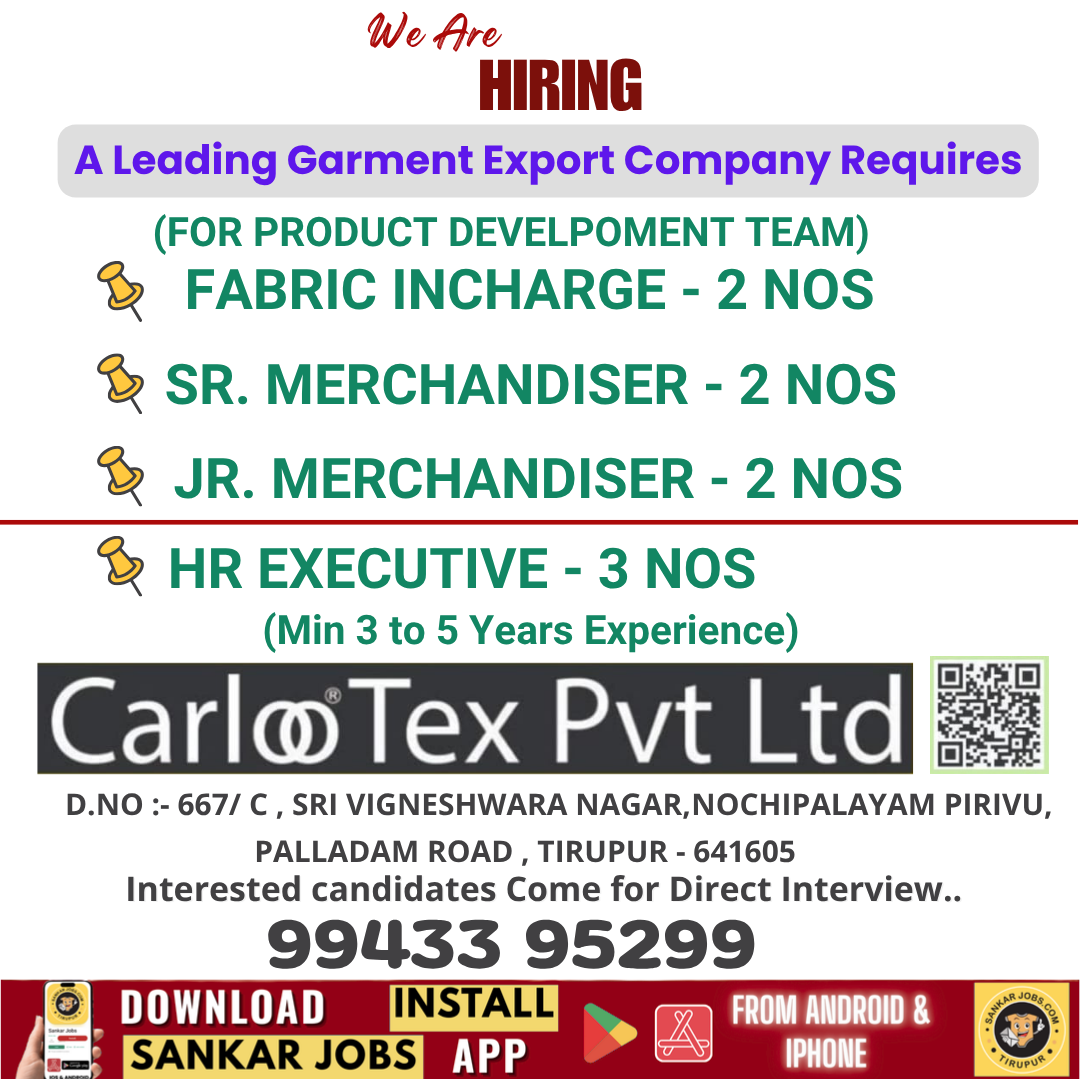 Garment Jobs