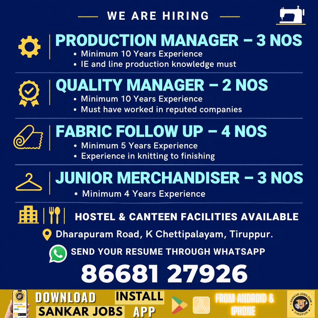 Garment Jobs