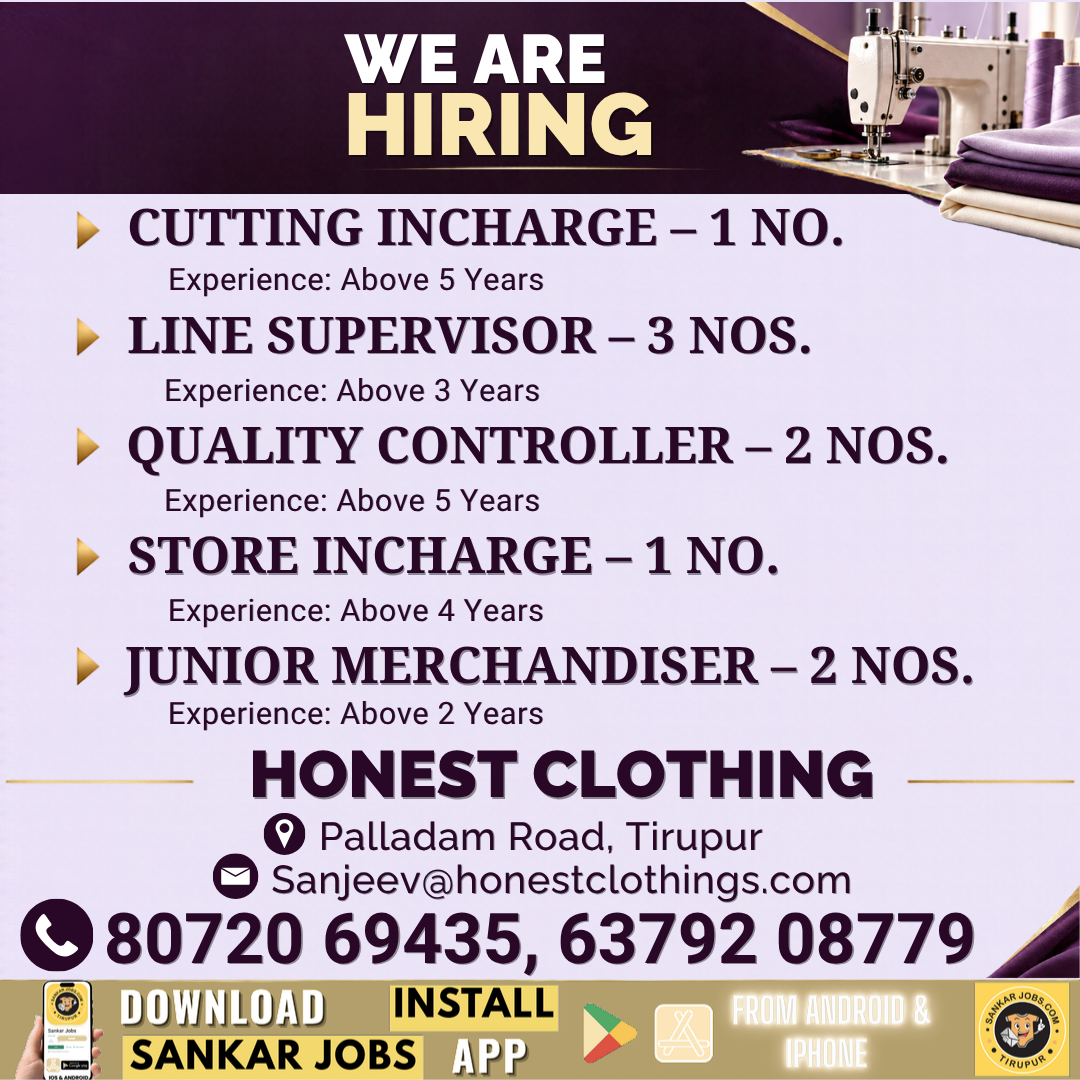 Garment Jobs