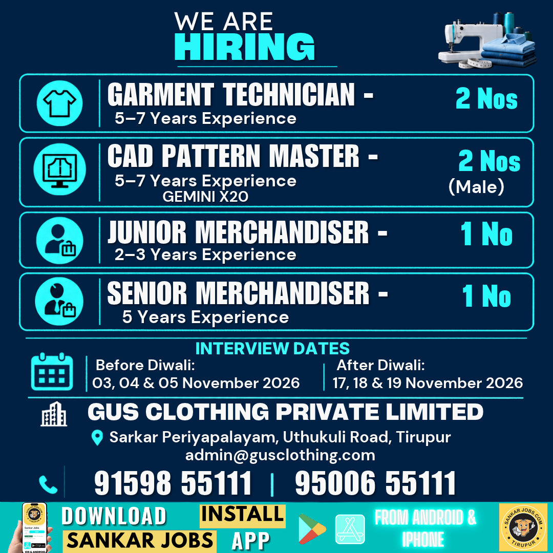 Garment Jobs